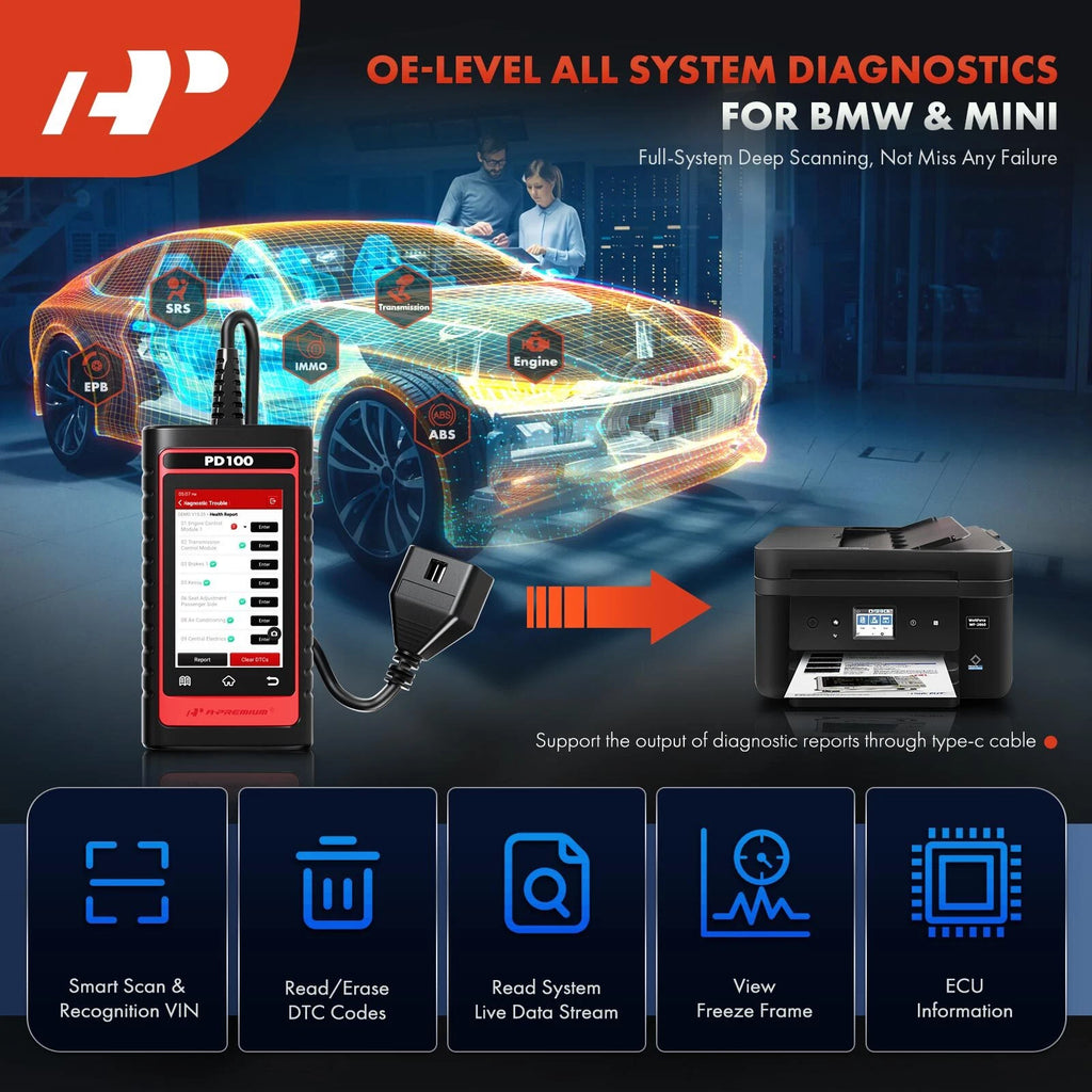 OBD2 Diagnostic Scanner for Mini BMW