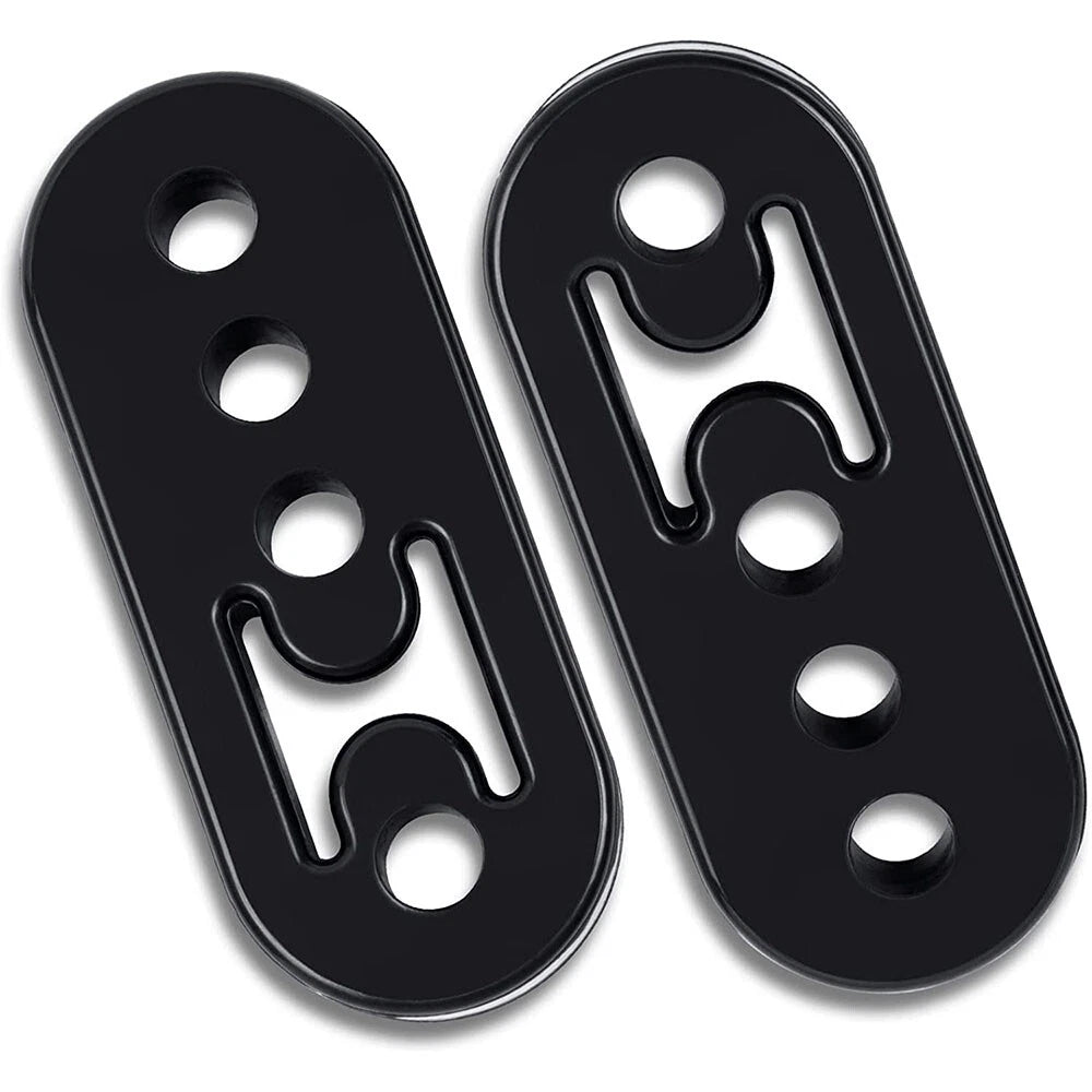 2pcs Exhaust Pipe Rubber Insulator Mount Bracket Hanger Grommet Bushing