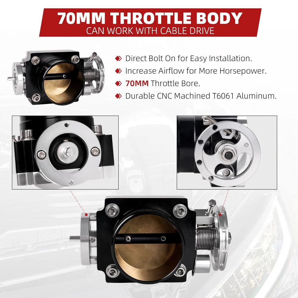 2.75" High Flow Throttle Body for Universal Applications