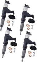 Set of 4 Common Rail Injectors for John Deere (RE546784, RE531209, RE530362)