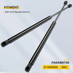 2X Front Hood Lift Supports for Hyundai Santa Fe (2007–2012)