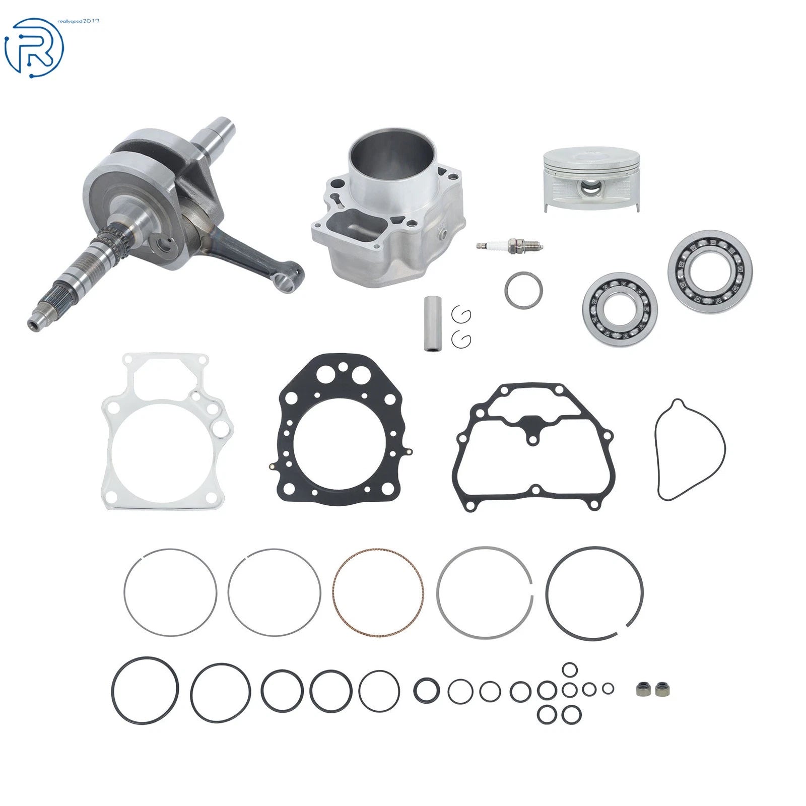 Crankshaft and Piston Rebuild Kit for Honda Foreman Rubicon TRX500 (2014–2019)