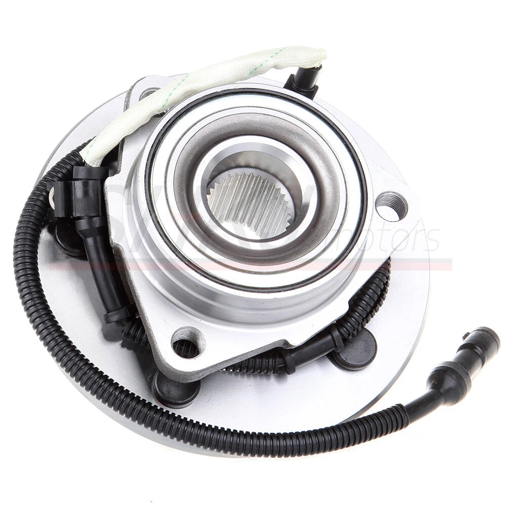 2 Front Wheel Hub Bearings for Ford F-150 (2000-2003) 4WD