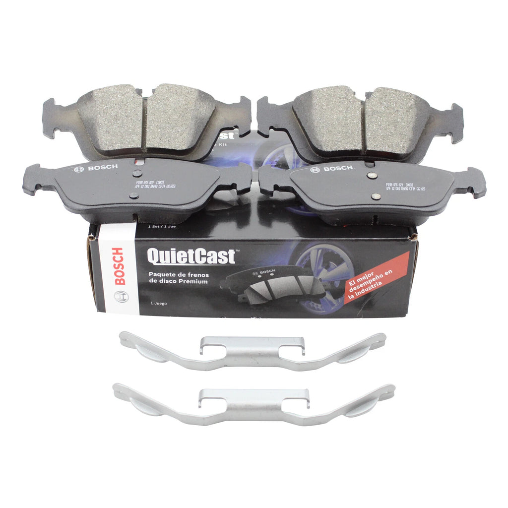 Bosch QuietCast Brake Pads for BMW E46 325Ci 325i E85 Z4 E90 323i (2000–2006)