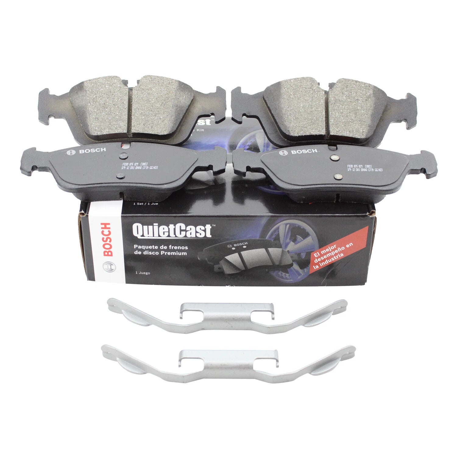 Bosch QuietCast Brake Pads for BMW E46 325Ci 325i E85 Z4 E90 323i (2000–2006)