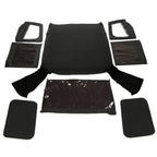 Convertible Soft Top for Jeep YJ Wrangler (1987–1995) Black