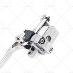1" Chrome Brake Master Cylinder Clutch Lever for Harley