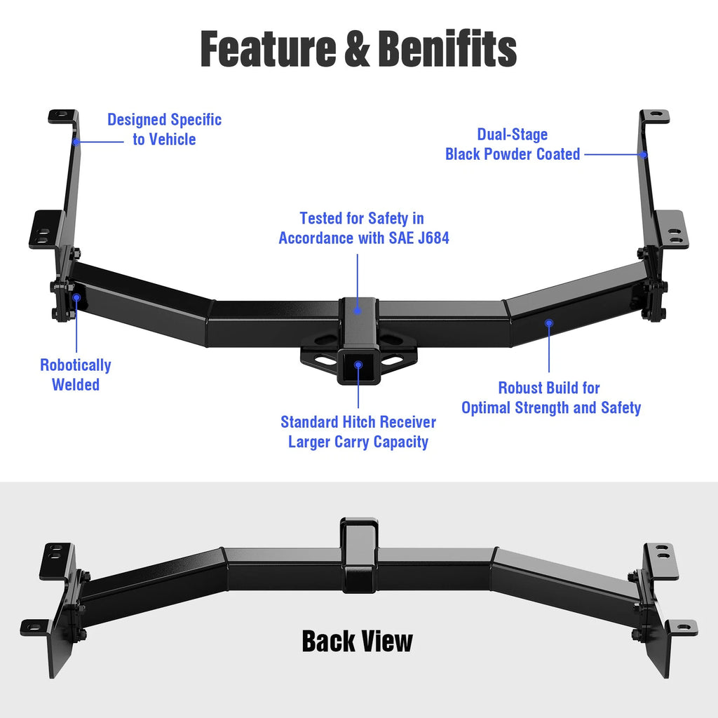Class 3 Towing Hitch Receiver for Nissan Titan (2004-2015)