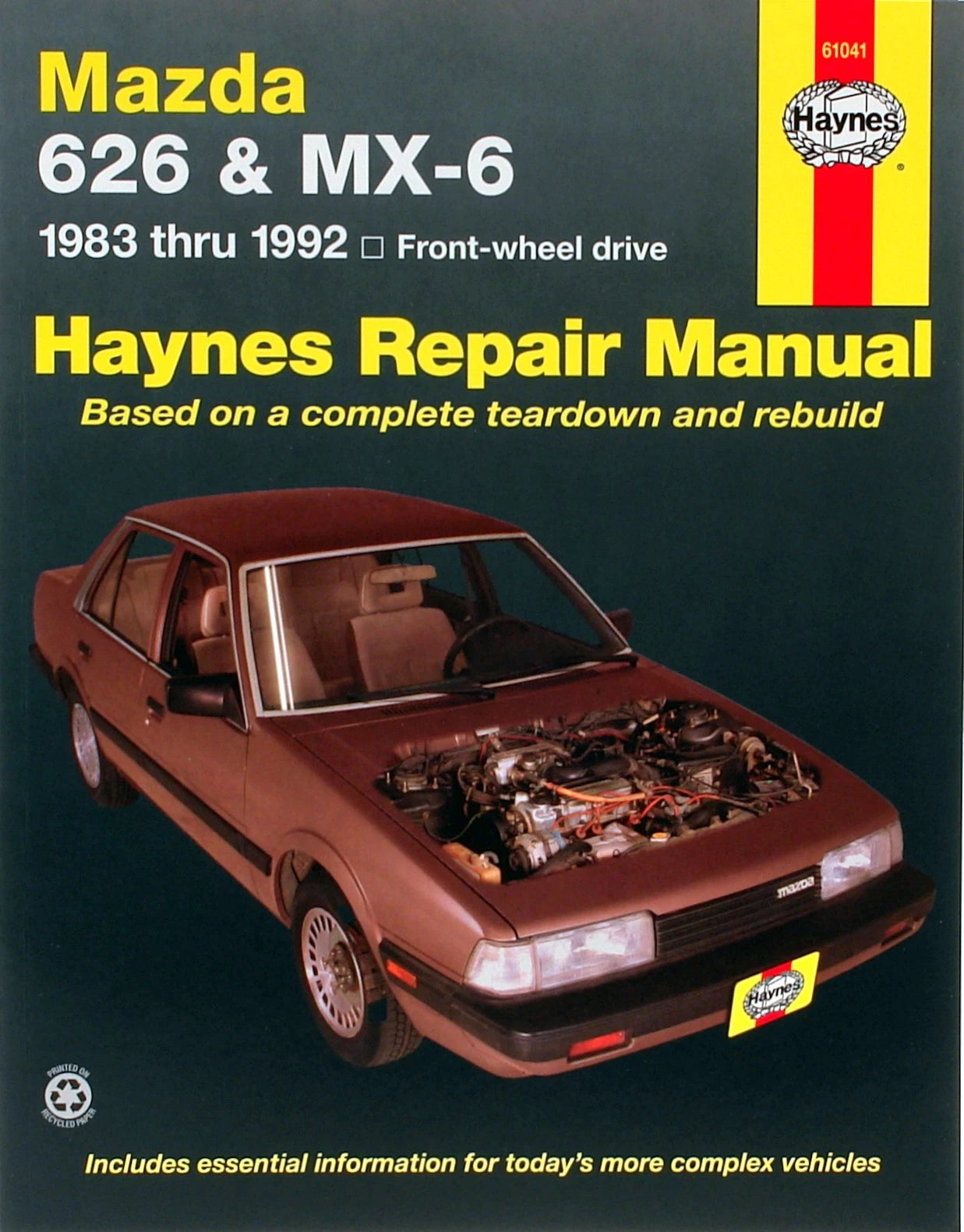 Haynes Manual for Mazda 626 & MX-6 (1983-1992)