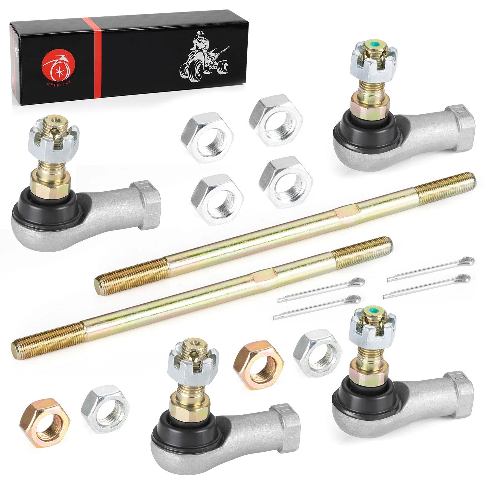 2 Tie Rod Sets for Yamaha Bear Tracker 250 (1999–2004)