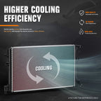 Cooling Radiator DPI-13617 for VW E-Golf Jetta 1.4T (2015–2020)