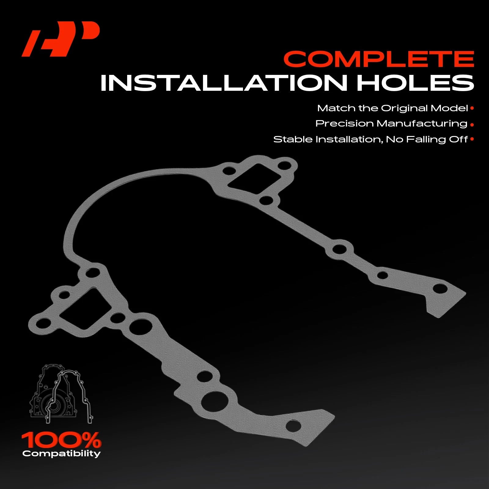 Engine Timing Cover Gasket Set for Buick Regal LeSabre Chevy Pontiac (1988–1996)