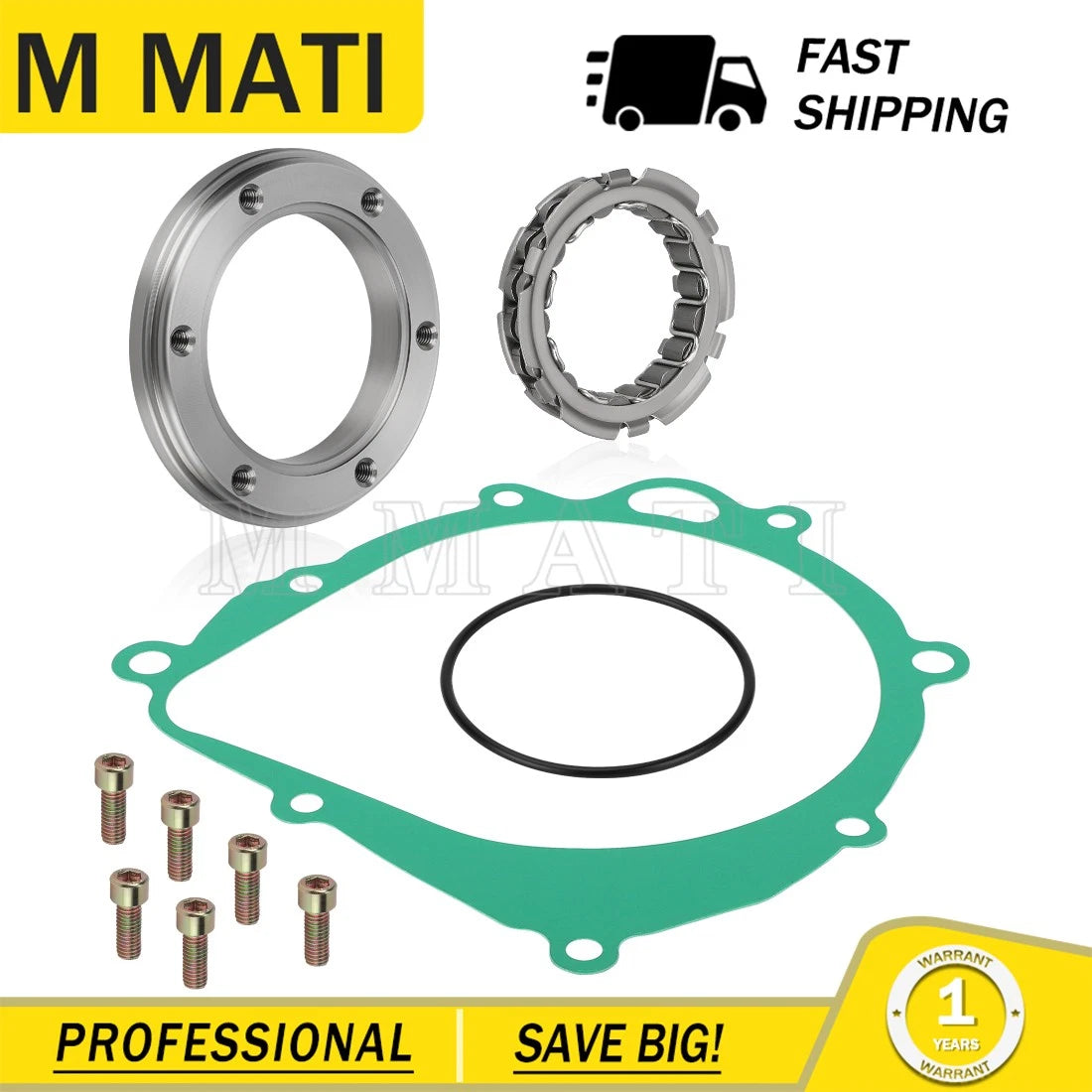Starter Clutch Gasket Bolts for Suzuki LT-Z400 LT-Z400Z (2003–2014)