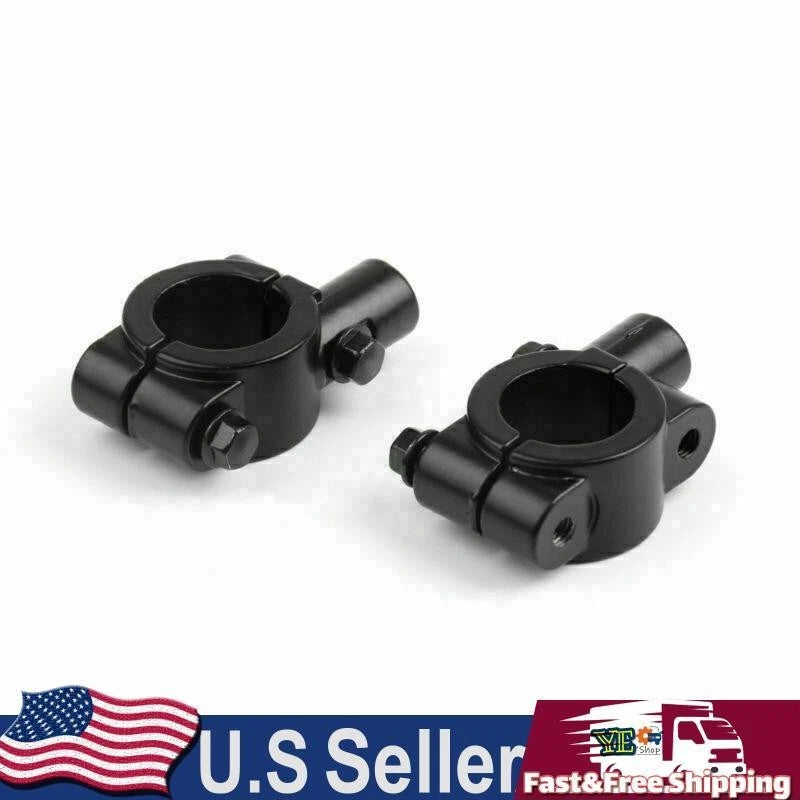 7/8" Handlebar Mirror Mount Clamp Adapter for Motorcycle (Universal)