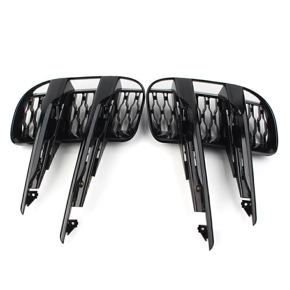 Pair Front Black Bumper Grille for Land Rover Range Rover Evoque (2019–2023) LR114729
