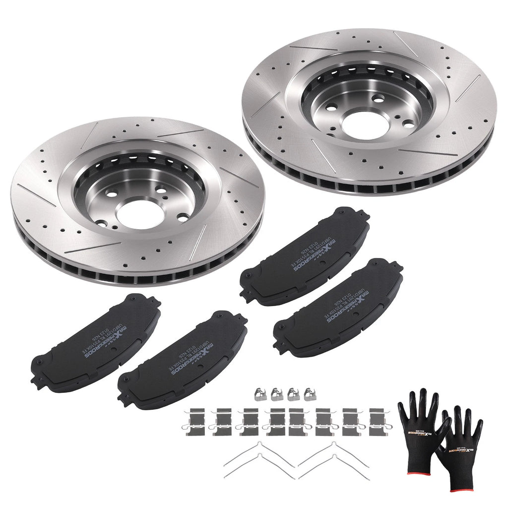 Front Brake Rotors & Pads Set for Lexus RX350 RX450h (2010–2015) S31511