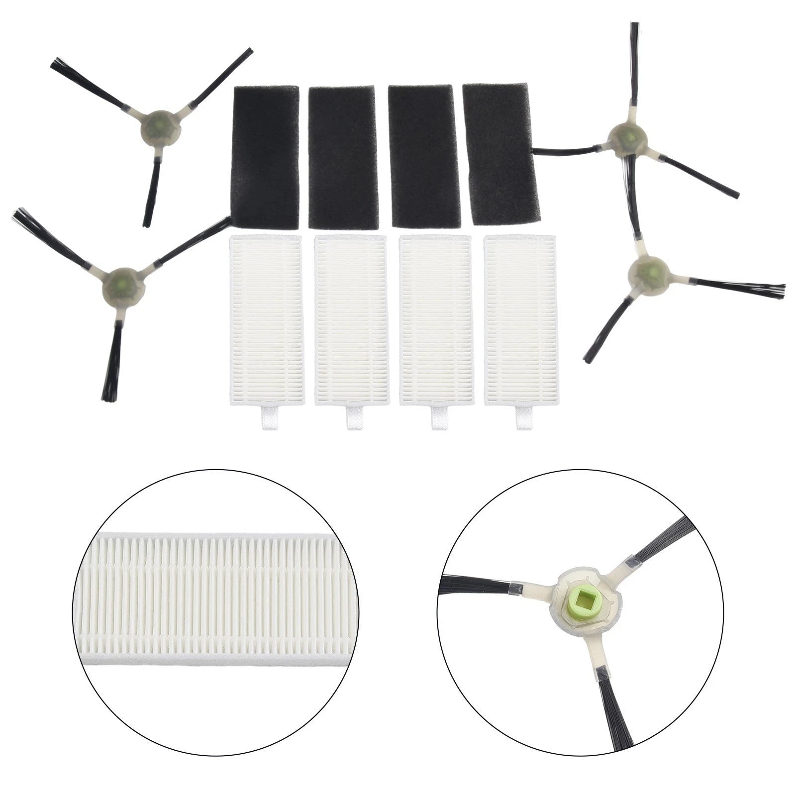 Side Vacuum Roller Brush Kit for M200/M201/M501/T700