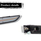 Set of 2 LED Chrome Front Side Marker Lights for Ford Fusion (2010–2012)