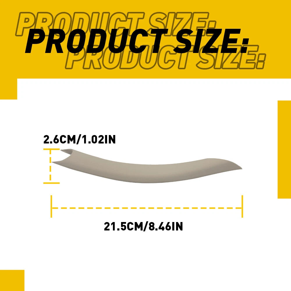 Beige Interior Door Handle Panel Pull Cover Trim for BMW X5 X6 (2007–2013)