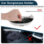 Sunglasses Case for Volkswagen Touran (2003–2015) Eyeglasses Holder Grey