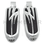 Chrome Flash Footpegs Footrest for Honda Rebel 250 (1996–2016) VT1300 (2010–2016)