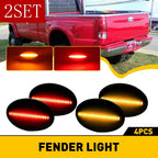 Set of 2 LED Dually Bed Fender Side Marker Lights for Ford F350 F450