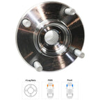 Wheel Hub for Nissan Altima (1998–2001) Front Driver/Passenger Side 4 Lug