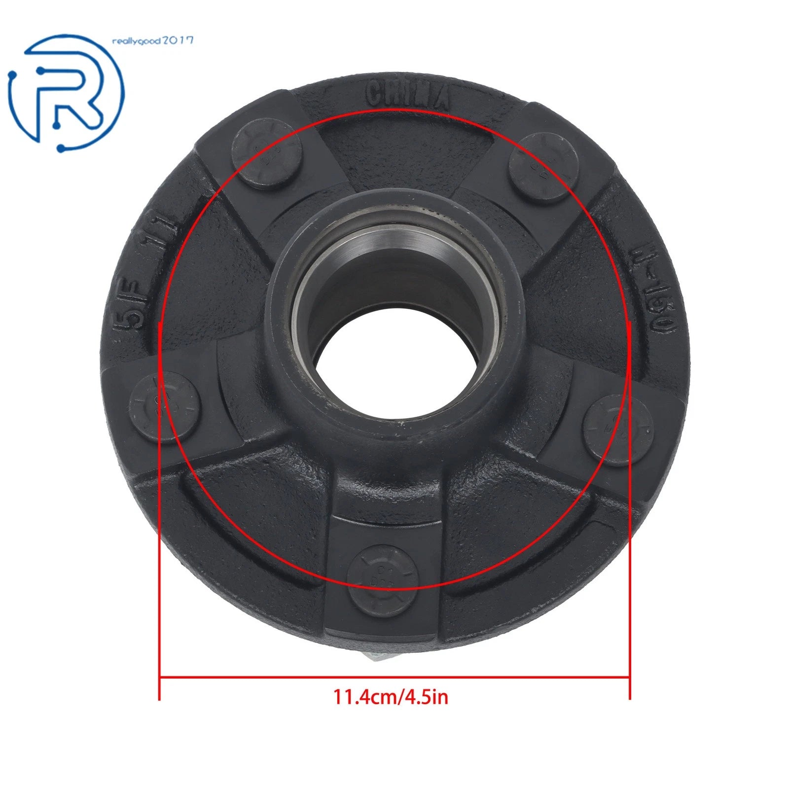 Set of 4 Trailer Hub Bearing Kit for 2000 lbs Spindle (1", 1-1/16") 5 Lug