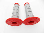 Red Grey Hand Grip Set for Suzuki RM500