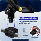 2-Pack Adjustable Fishing Rod Holder Set for Boat & Kayak