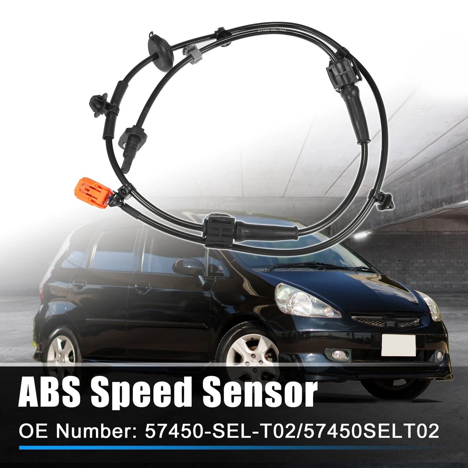 Front Right ABS Wheel Speed Sensor No. 57450-SEL-T02 for Honda Jazz (2002–2008)