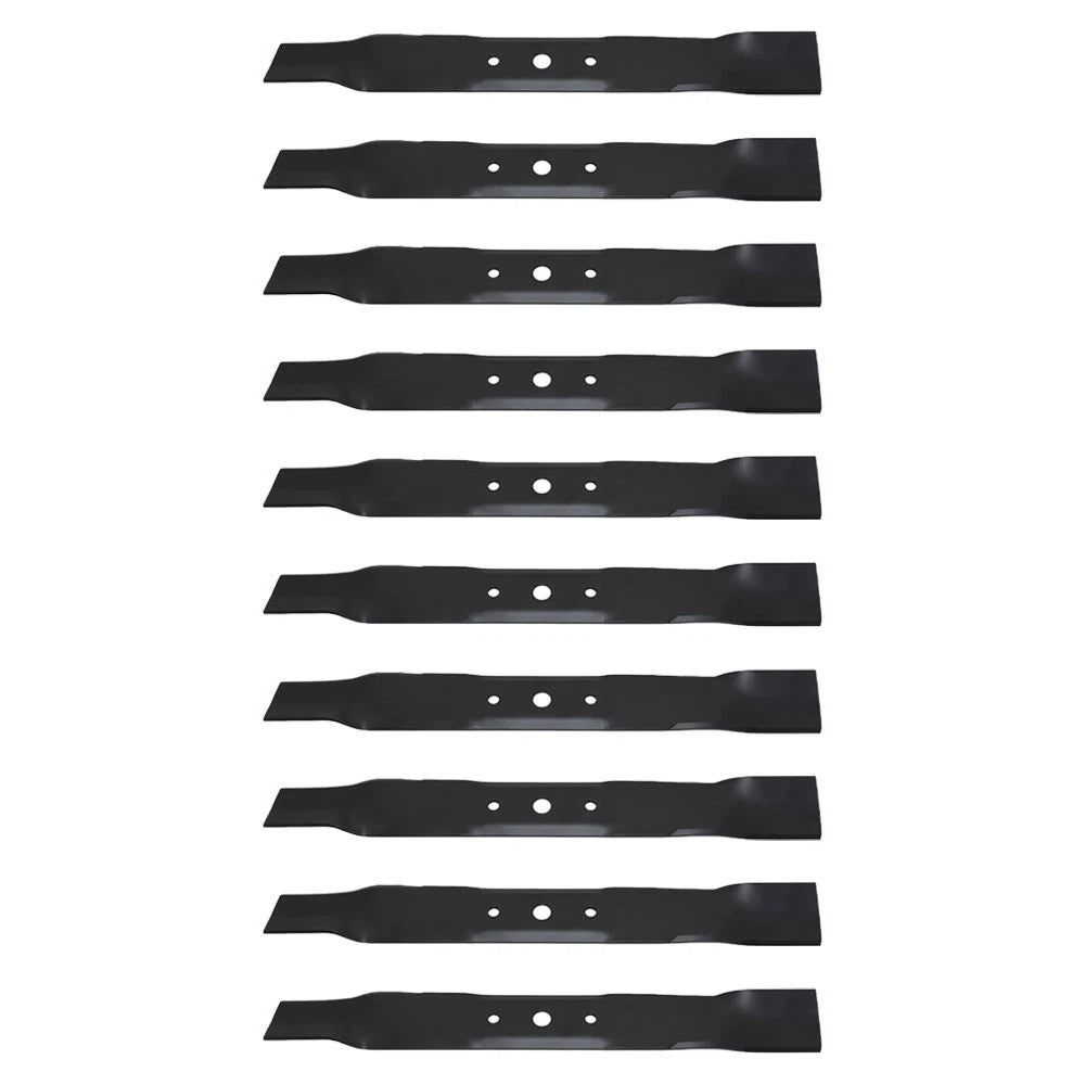 Set of 10 Lawn Mower Blades for John Deere GX20249 GX20433 GY20567