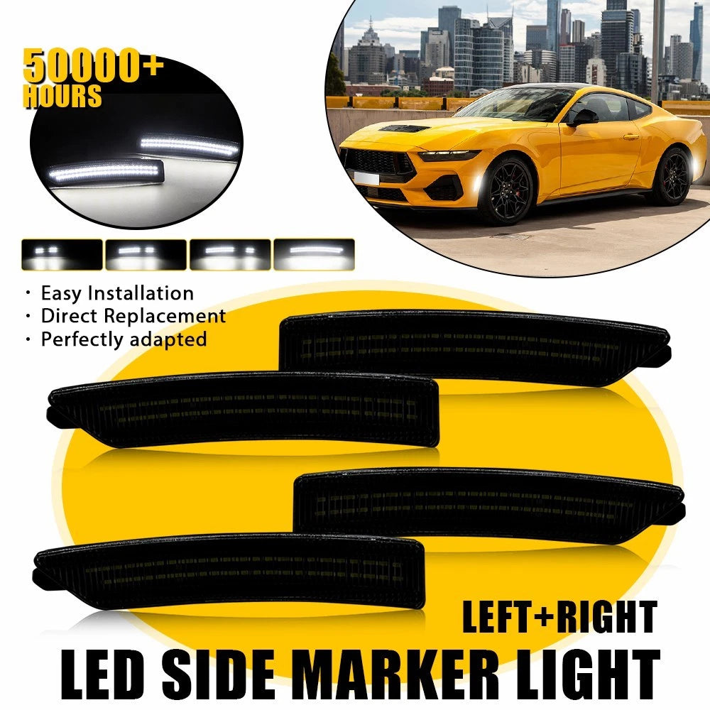 Set of 4 Side Marker Lamps for Ford Mustang S650 (2024–2024) PR3Z-15A201-C