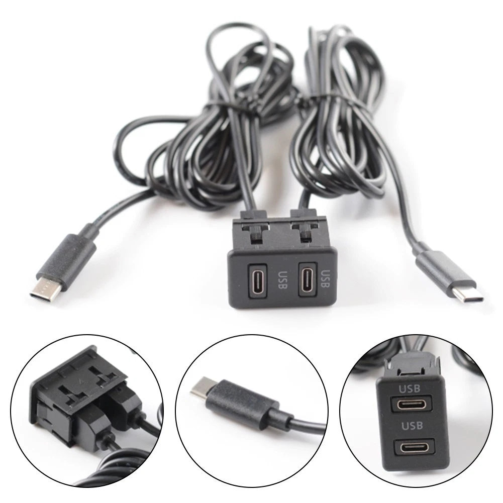 Type C Interface Socket for Efficient Space Use (145cm)