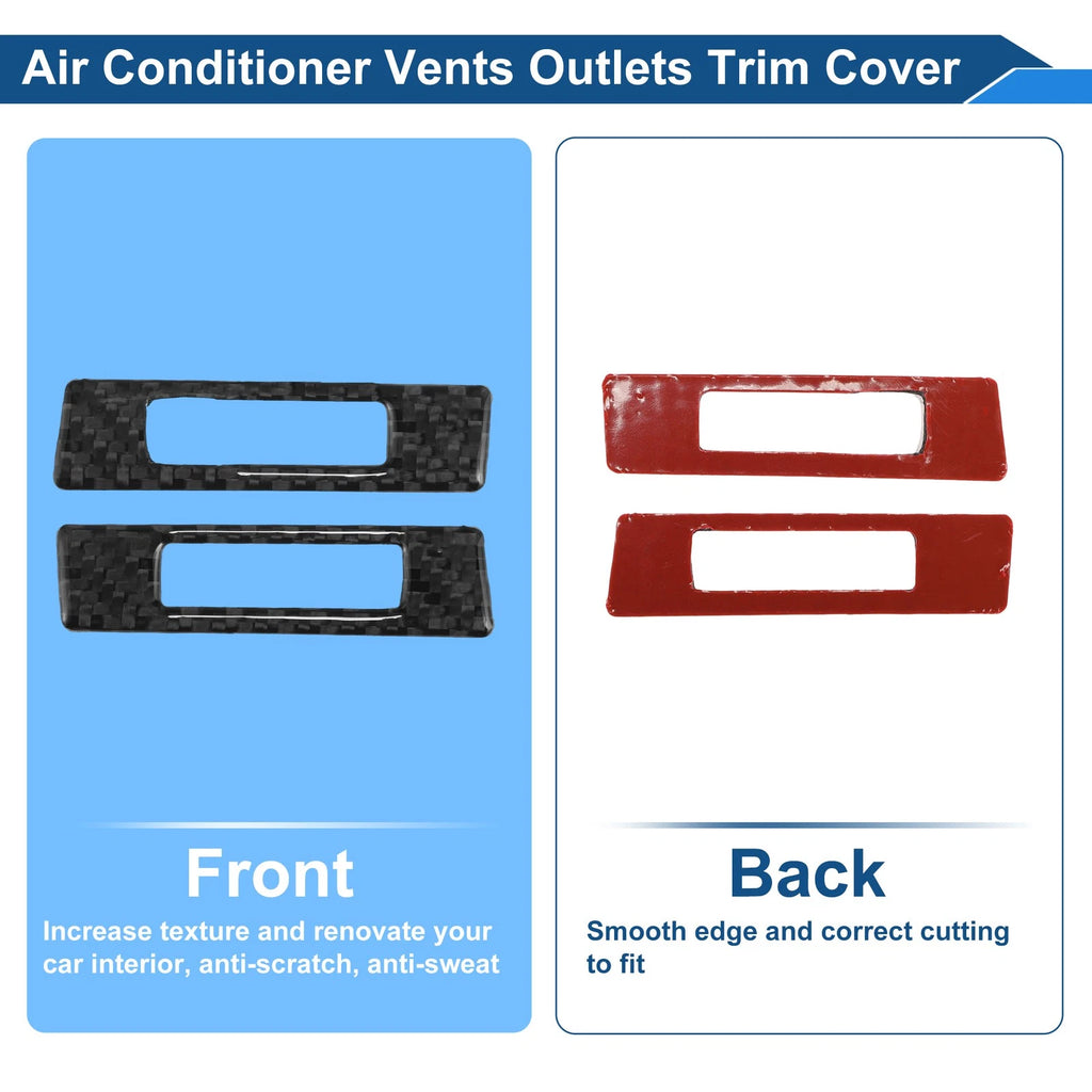 Set of 2 Air Condition Outlet Vent Trim Covers for Toyota Tundra (2007–2013)