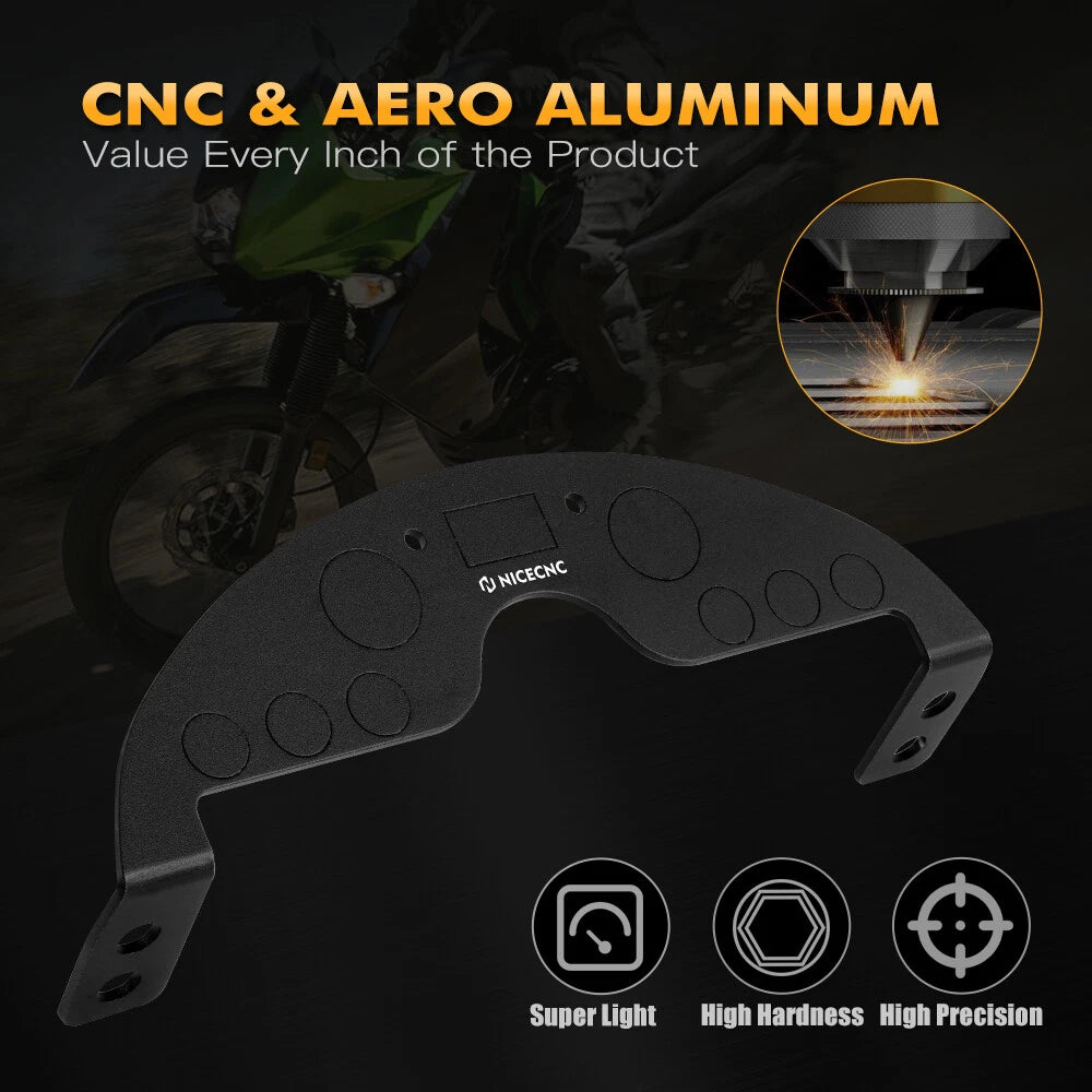 2x 25mm Lower Dash Panel Trim for KLR650 (2008–2018) - 6x16mm Holes
