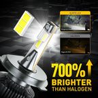 AUXITO H4 9003 HB2 LED Headlight Bulbs Kit 6500K for