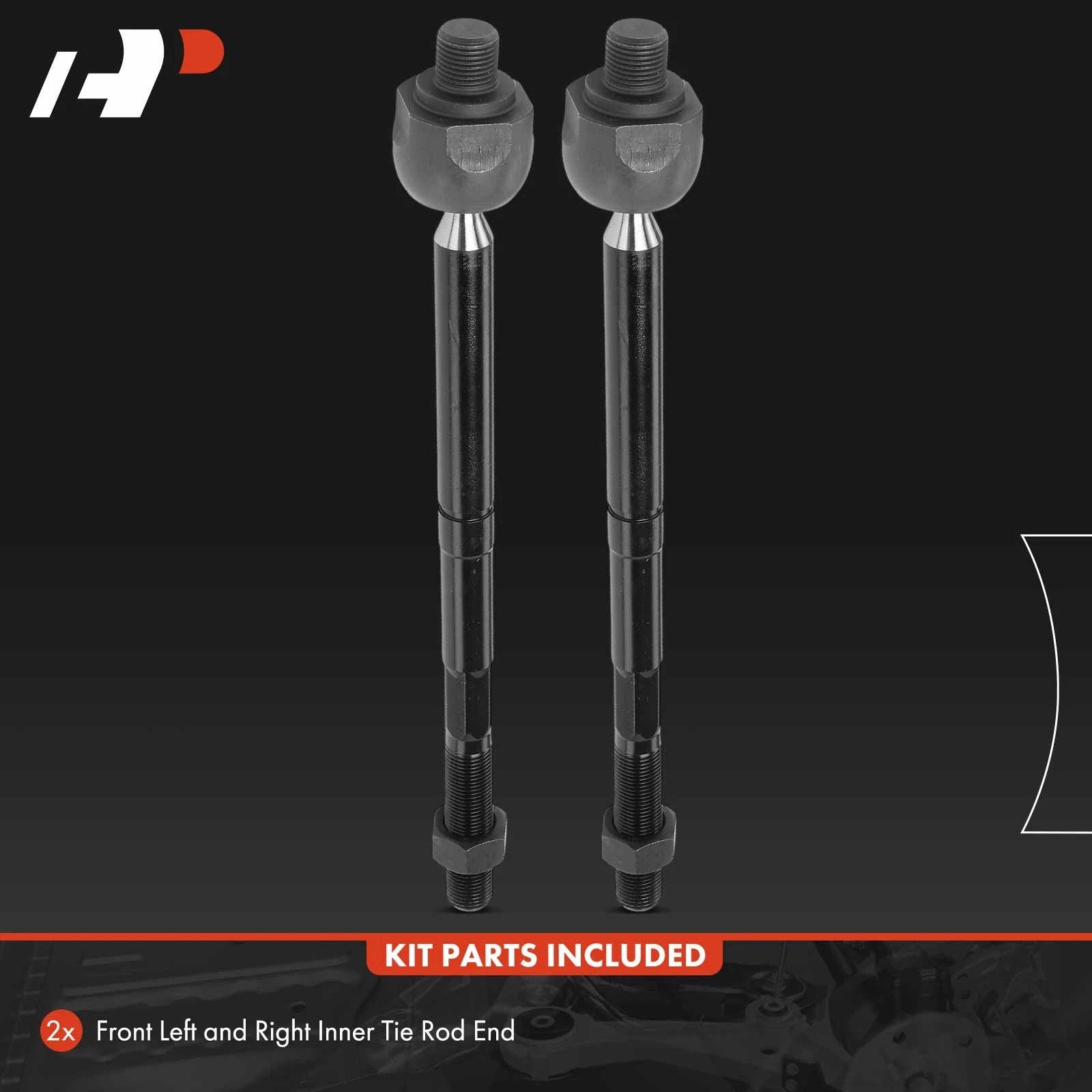 2X Front Inner Tie Rod End for Chevrolet Camaro (2012-2015)
