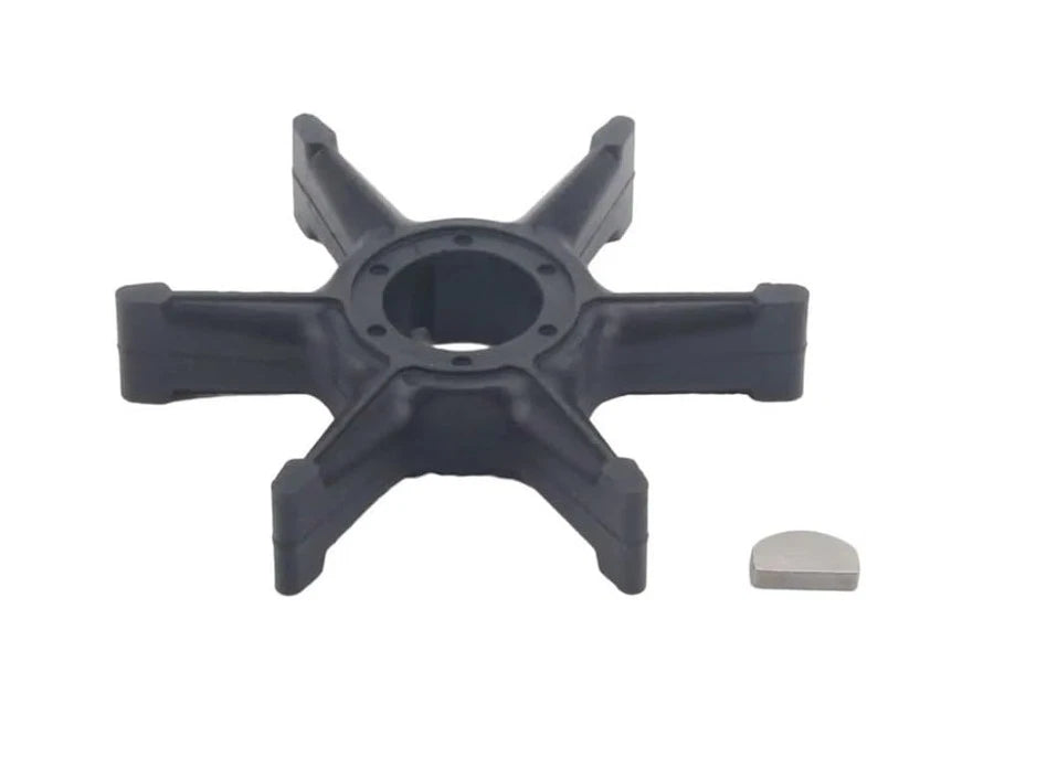 Water Pump Impeller with Key for Yamaha 2 Stroke 25 30 HP Outboard (689-44352-01)