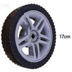 Set of 2 17cm Front 20mm Rear Lawn Mower Wheels for Standard Mower Compatibility