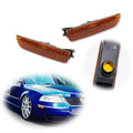 2X Amber Lens Front Side Marker Light Housings for Volkswagen Passat (01–05)