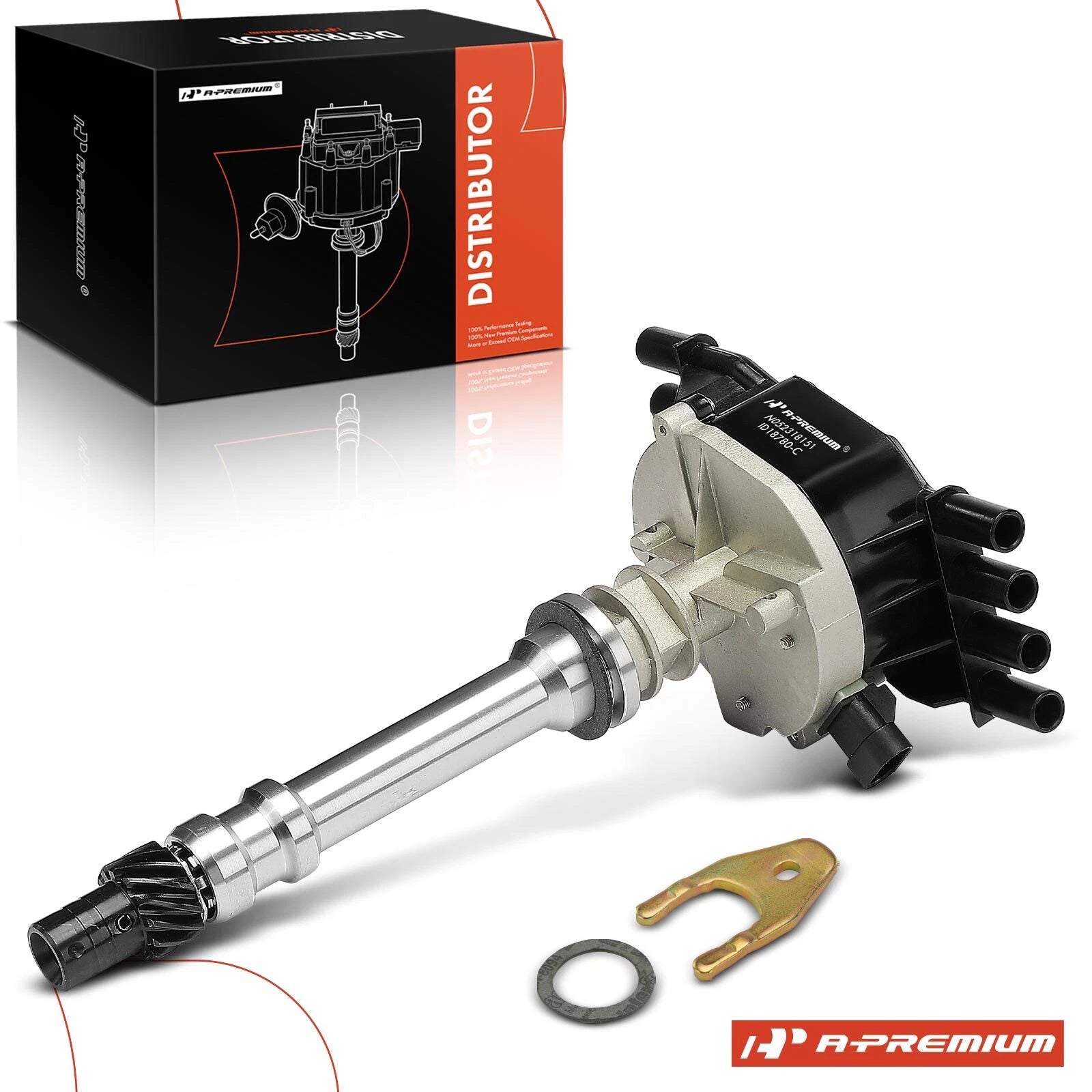 Ignition Distributor with Cap & Rotor for Chevrolet C2500 Express 3500 (1996–2002)