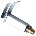 Waterfall Spout Bathroom Faucet for Chrome Single Handle 3 Hole