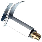 Waterfall Spout Bathroom Faucet for Chrome Single Handle 3 Hole