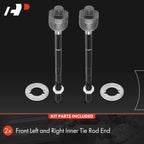 2X Front Inner Tie Rod Ends for Chevrolet Colorado GMC Canyon (2004â2005)