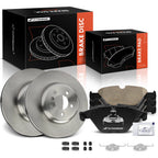 Front Disc Brake Rotors & Ceramic Pads for BMW F10 528i (2014–2016)