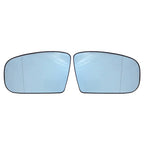 Blue Heated Side Mirror Glass with Plate for Mercedes CL500 (2000-2003)