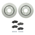 Bosch QuietCast Front Rotors & Hella Ceramic Brake Pads for Town & Country