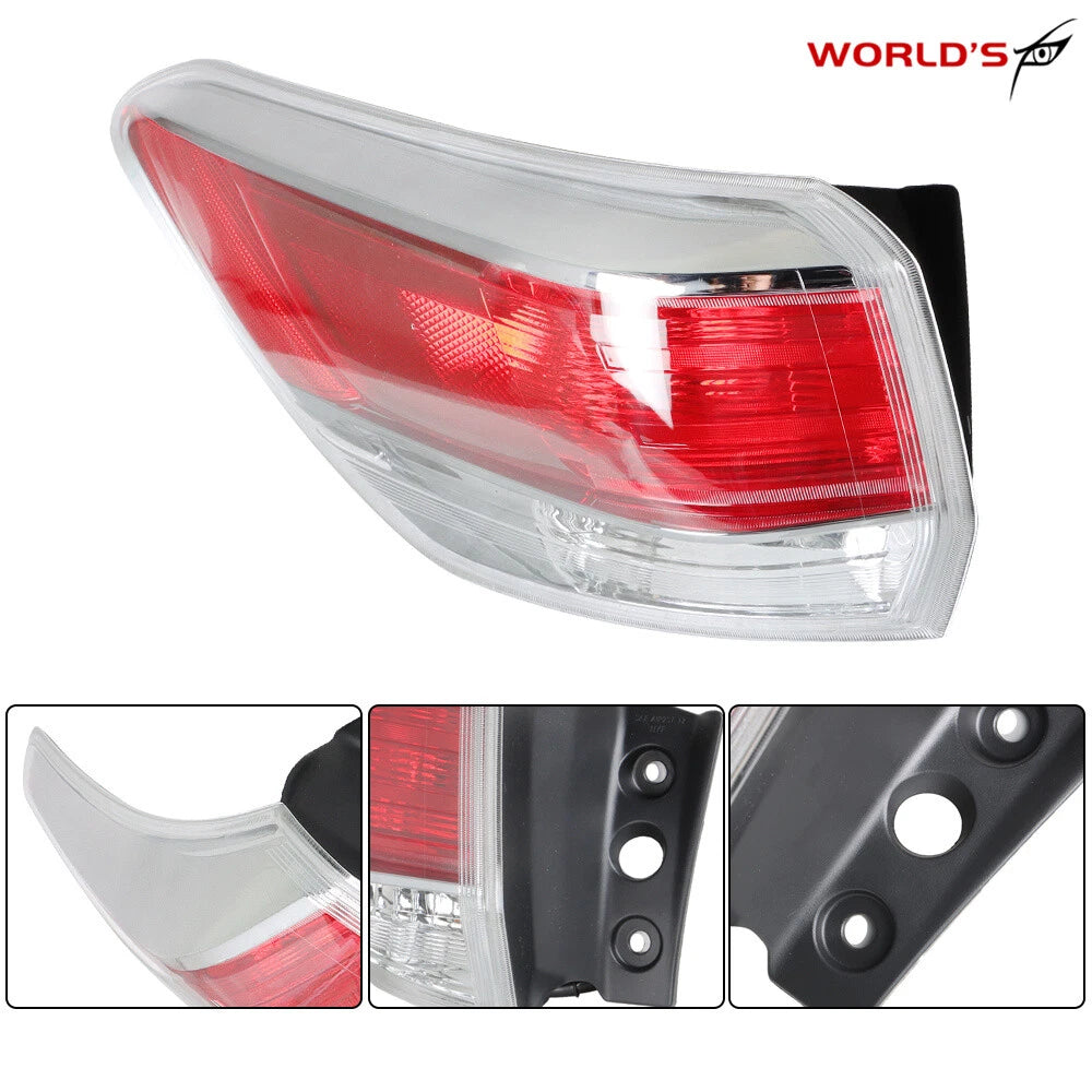 Outer Left Tail Light Brake Lamp for Toyota Highlander (2014–2016)
