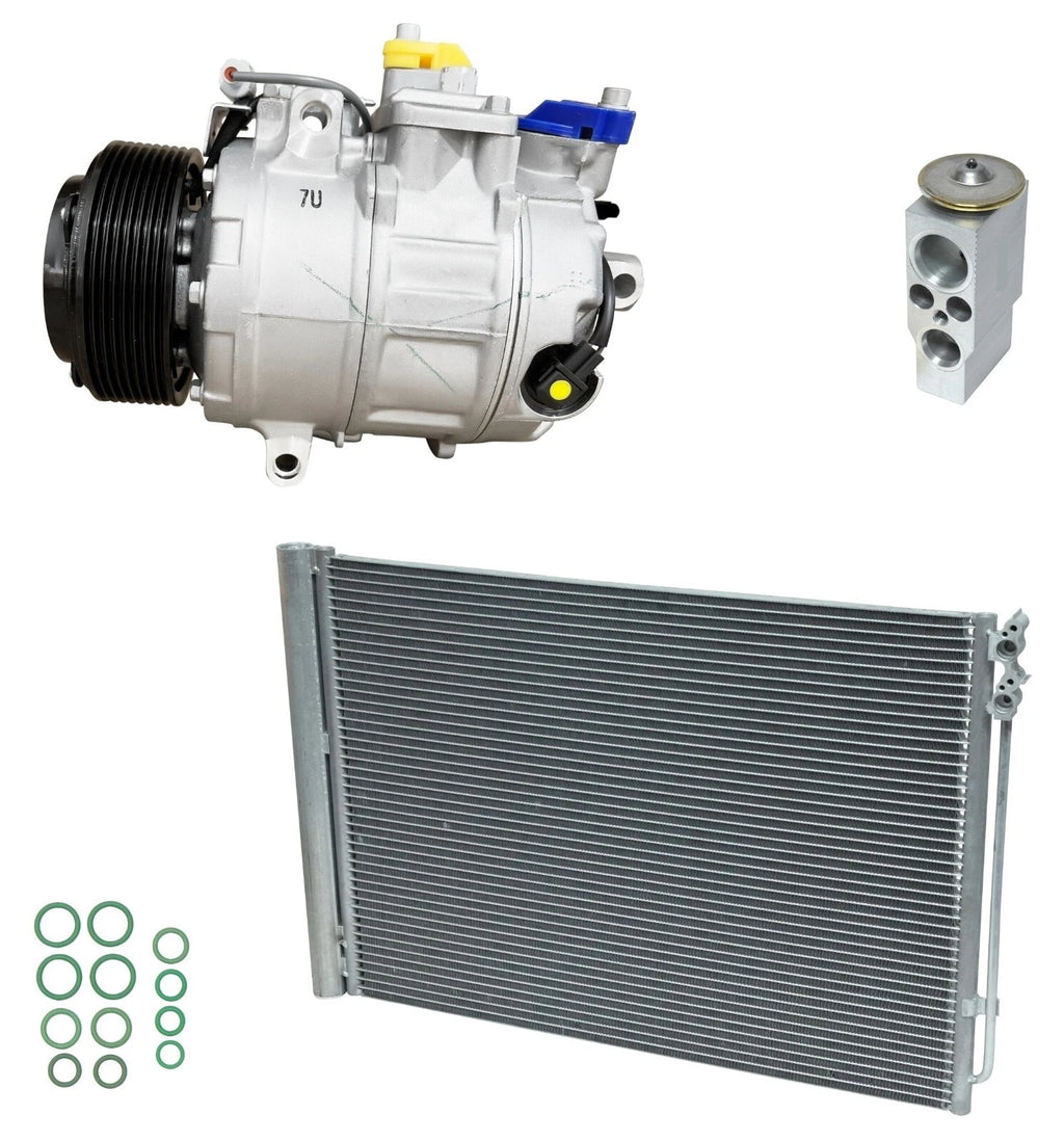 AC Compressor Kit With Condenser for BMW 740i 3.0L (2015–2015)